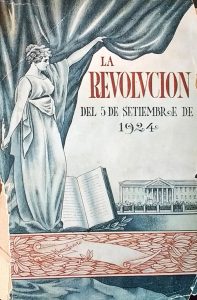 Portada de "La Revolución del 5 de Setiembre de 1924"